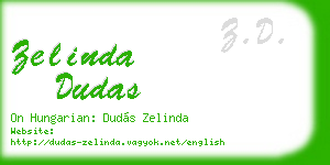 zelinda dudas business card